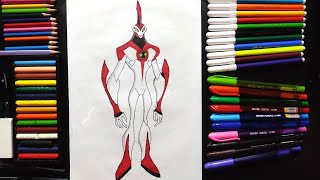 Way Big drawing | Ben 10 | Painting | Timelapse | Fast Forward screenshot 5
