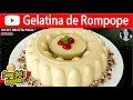 GELATINA DE ROMPOPE | #VickyRecetaFacil