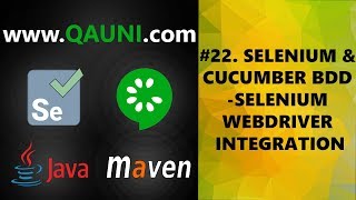 selenium & cucumber bdd – tutorial 22/32: selenium webdriver integration