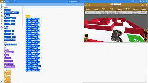 Navigating a maze with VEXcode