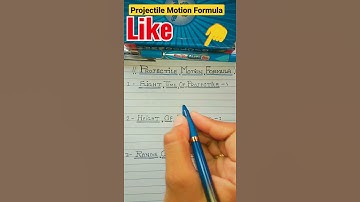 Projectile Motion | Projectile Motion Formula Class 11 | Flight Time Of Projectile | #shorts