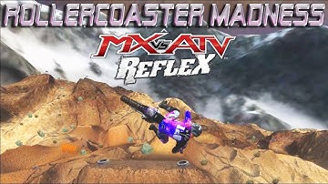 MX vs. ATV Reflex Custom Track | Rollercoaster Madness