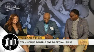 Vince Carter, Tracy McGrady and Rachel Nichols preview 2018 NBA draft lottery | The Jump | ESPN
