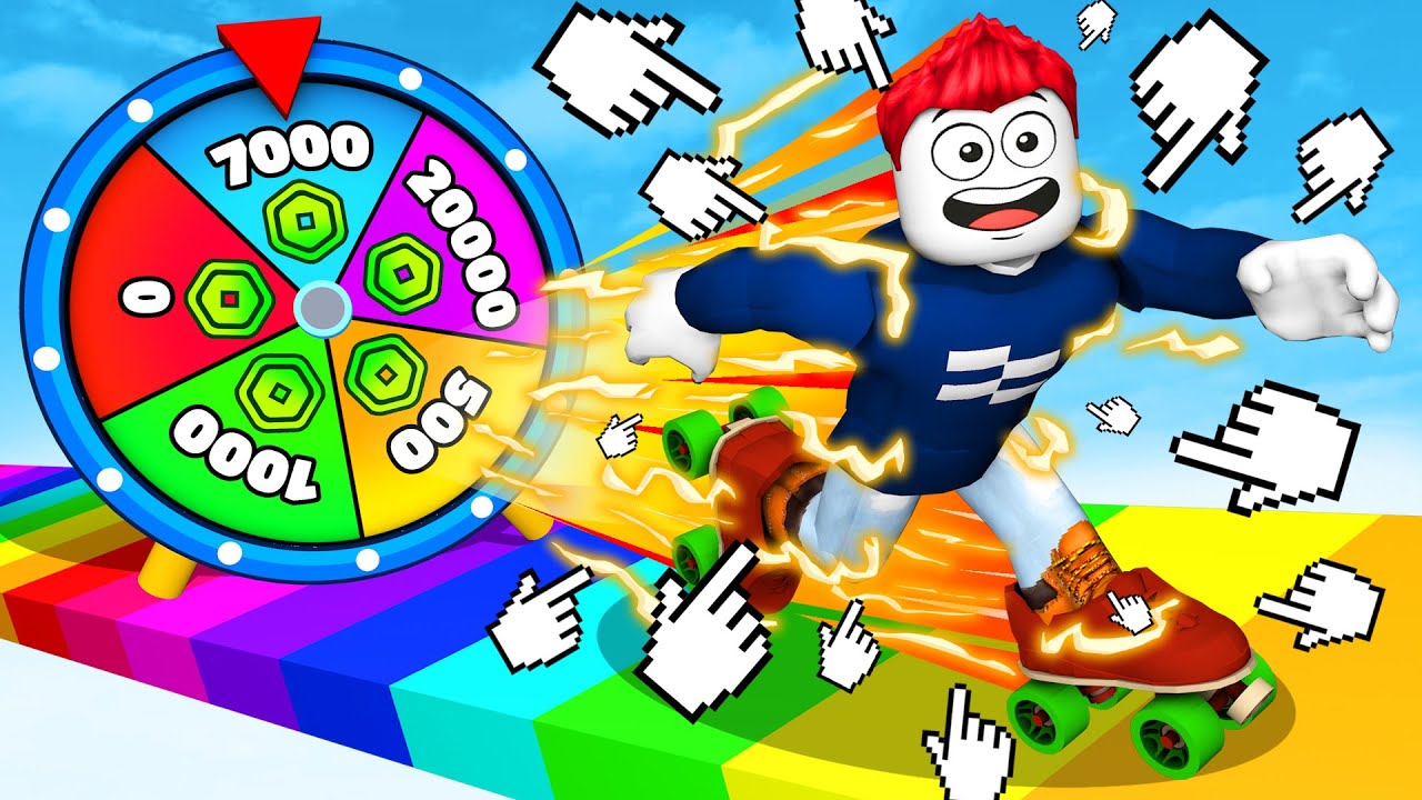 GLÜCKSRAD ENTSCHEIDET ROBUX in SKATE SPEED SIMULATOR!