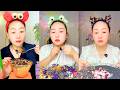 Purple Seed Dessert and Black Sesame Crunch Mukbang
