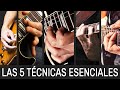 Las 5 TÉCNICAS de GUITARRA ELÉCTRICA que todo GUITARRISTA debe saber tocar