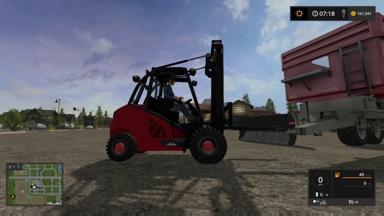 Farming Simulator 17 | NEW MODS | FORKLIFT TRUCK AND TRAILERS AND FRUIT ...