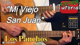 Video thumbnail of "Mi viejo San Juan - Bolero Puertoriqueño Cover/Tutorial Guitarra"