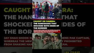 😳 Jay Shah &amp; Pakistan Captain Handshake Viral Moment! 🏏🔥 #indvspak #icc #womencricket #t20cricket