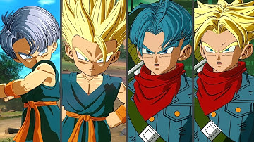 Dragon Ball Sparking! Zero - All Trunks Evolution and Interactions