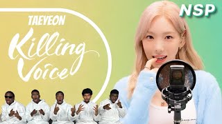 FIRST TIME REACTION | TAEYEON (태연) - Killing Voice | Dingo Music