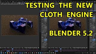 Testing The New Cloth Engine Blender