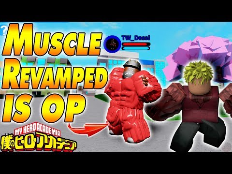 Muscle Augmentation Revamped Is Op Boku No Roblox Remastered Youtube - huge villain update overhaul dabi and muscular bosses boku no roblox remastered دیدئو dideo
