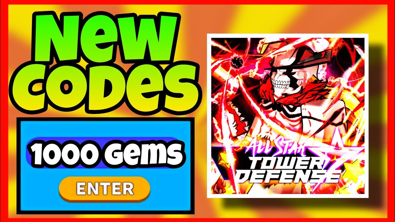 1000 Gems New Codes All Star Tower Defense Roblox All Star Tower Defense Codes Youtube