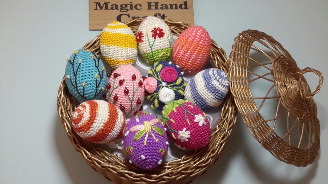 بيضه شم النسيم بالكروشيه اميجرومي Easter Egg