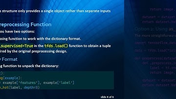 Properly Mapping Functions to a TensorFlow Dataset: A Guide for Python Developers