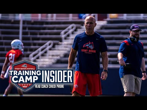 Coach Chuck Priore post-scrimmage interview | Training Camp Insider | Stony Brook Football 2022