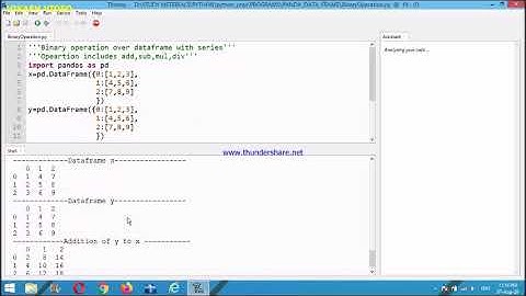 Binary operation over dataframe in python pandas