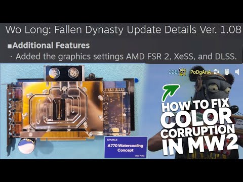 Intel Arc A770 Waterblock Concept, XESS in Ratchet & Clank: Rift Apart + Fix Color Corruption MW2