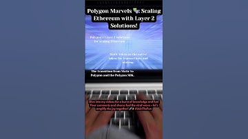 Polygon Marvels 🎭: Scaling Ethereum with Layer 2 Solutions!
