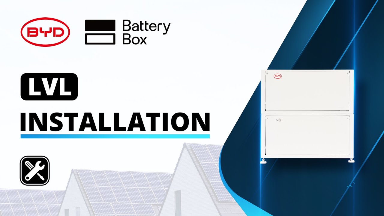 BYD Battery-Box Premium LVL Installation Guide 