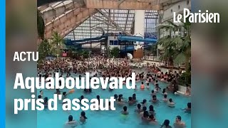 Aquaboulevard pris d’assaut pendant la canicule à Paris