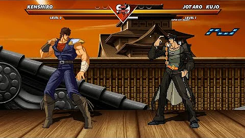 kenshiro vs Jot Aro Gujo -High Level Awesome  Fight!