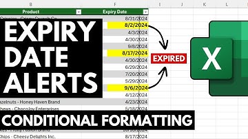 AUTOMATED Expiration Alerts with Conditional Formatting in Excel!