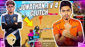 Godlike vs Orangutan Jonathan 1v4 Clutch 👑🔥 Upthrust Esports Challengers Showdown Highlights