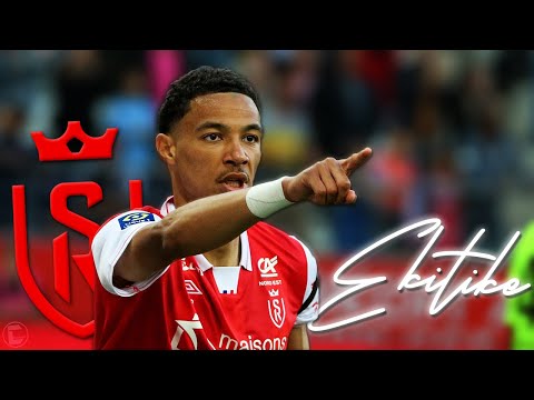 HUGO EKITIKE • Stade Reims • Amazing Skills, Dribbles, Goals & Assists • 2022