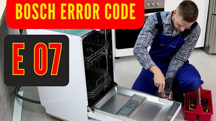bosch dishwasher e07 – Real Fixes, Real Costs, Real Solutions