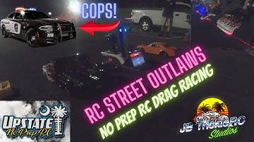 No Prep RC Drag Racing, NPRC, Upstate No Prep RC, Night Time Drag Racing, Cops