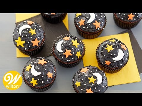 How to Make Night Sky Halloween Cupcakes  Wilton