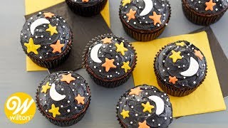 How to Make Night Sky Halloween Cupcakes | Wilton