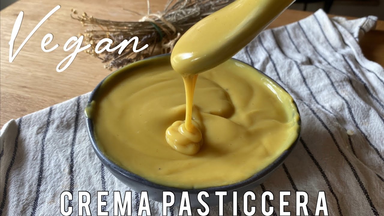 CREMA PASTICCERA VEGAN - Ricetta facilissima