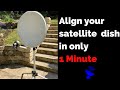 Align your satellite dish in 1 minute  with the free application satellite finder