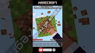 How to Download One Block Minecraft (PE & Java) 🧱 #shorts
