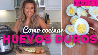 HUEVOS DUROS EN OLLA A PRESIÓN | LA UNICA MANERA MÁS FÁCIL!! | INSTANT POT