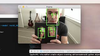 Simple object tracking with OpenCV