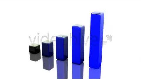 3D Bar Chart Growing - Multicolored + AE File | Motion Graphics - Envato elements