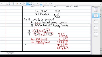 Notes for 7th Grade Chapter 2 Lesson 7 Convert Between Systems