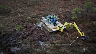 Truxor Rewetting Peatland In Komosse