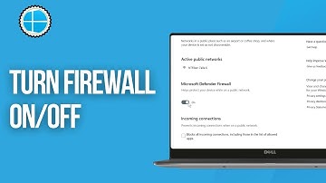 How To Turn Firewall ON/OFF in Windows PC/Laptop - Windows 10/11