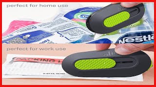 Slice Mini Box Cutter, Right/Left Handed Mini Cutter, Keychain Box Opener, Magnetic Finger Friendly