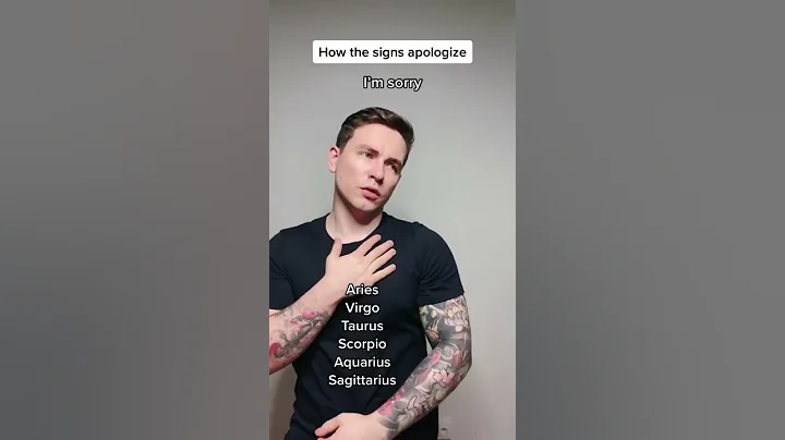 How the signs apologize | More zodiac signs videos 👇#astroscope