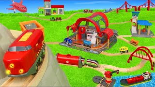 Wooden Train City for Kids screenshot 1