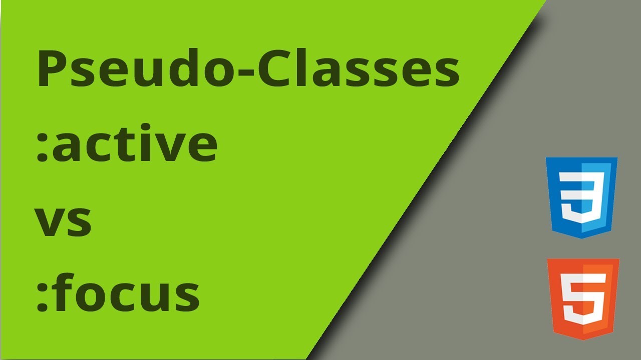 What Is Active Pseudo Class?