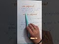 Class 10 Ch-polynomial(Part 1) #maths #cbse #ncert #youtubeshorts #shorts #viral@Shrutimathshala