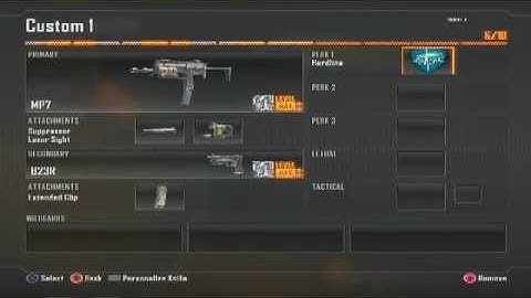 Black Ops 2 MP7 Best Class Setuo (RUSHING)