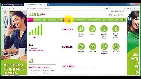 How to Reboot Zong MBB 4G Device